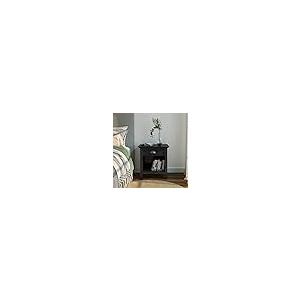 【並行輸入品】SIMPLIHOME ナイトスタンド メタル ブラック 24インチ SIMPLIHOME Acadian SOLID WOOD 2_5