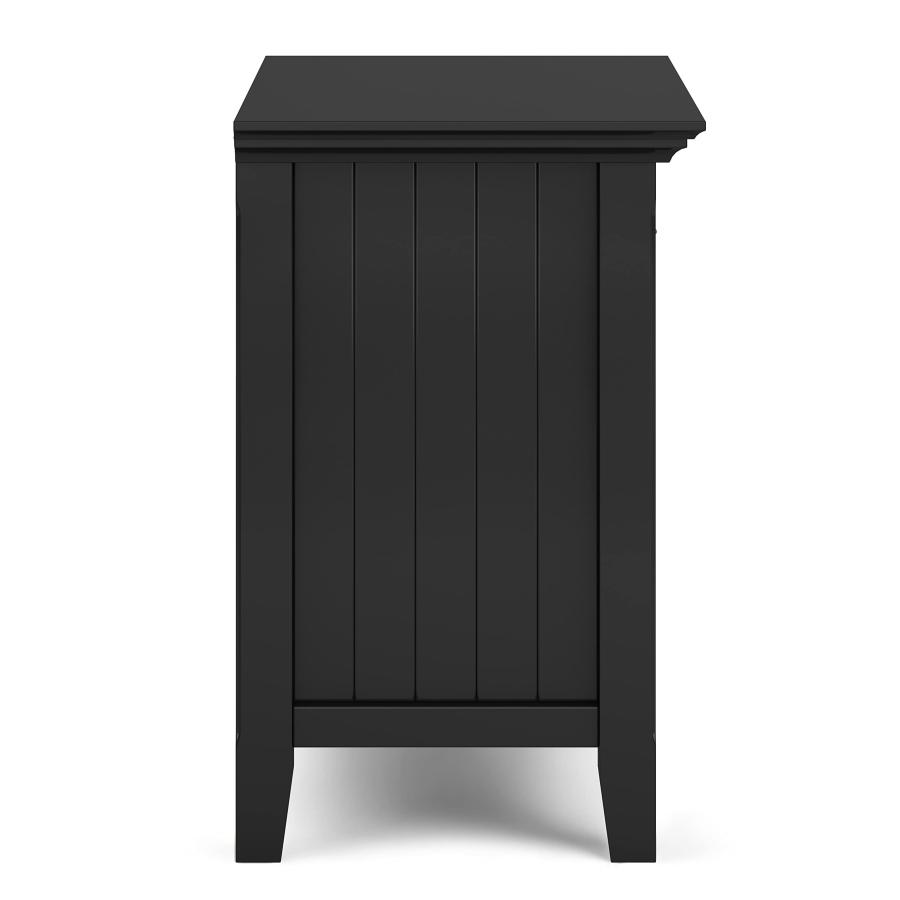 【並行輸入品】SIMPLIHOME ナイトスタンド メタル ブラック 24インチ SIMPLIHOME Acadian SOLID WOOD 2_9