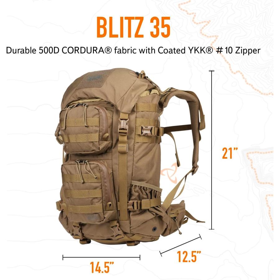 MYSTERYRANCH ミステリーランチBLITZ35 ブリッツ35 コヨーテ MYSTERY RANCH ミステリーランチ ブリッツ35 S/M BLITZ 35