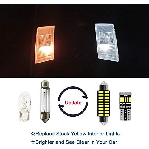 【並行輸入品】Avalanche インテリアLEDライトキット 20個 非常に明るいLEDマップドーム電球 2002 2003 2004 200