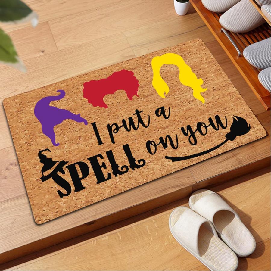 Funny Welcome Doormats for Entrance Way Indoor I Put A Spell On
