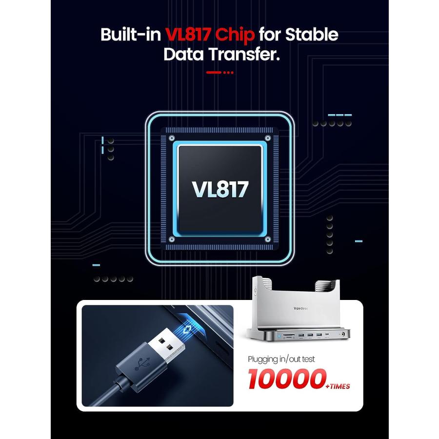 並行輸入品】Vaydeer Mac Mini スタンド シルバー ABS プラスチック