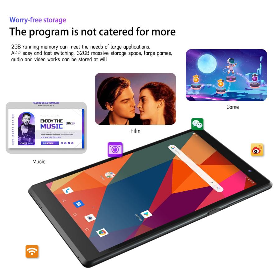 NOVOJOY Tablet 8 inch Tablet PC, Android 11 Tablets, Quad Core 2 並行輸入品｜import-tabaido｜04