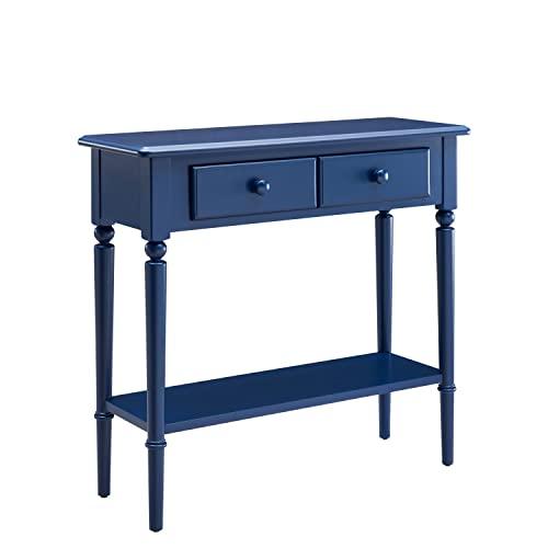 【並行輸入品】Leick Home Coastal Console Table, Navy Blue_1