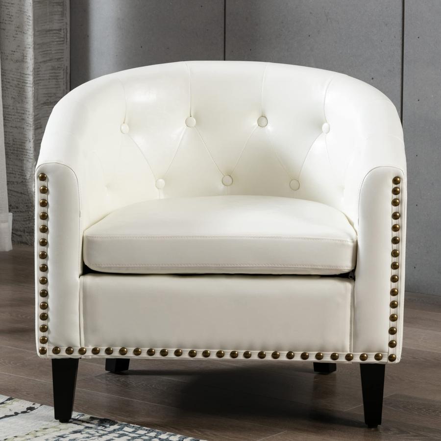 【並行輸入品】Harper & Bright Designs Modern Living Room Chairs PU Leather Tuf
