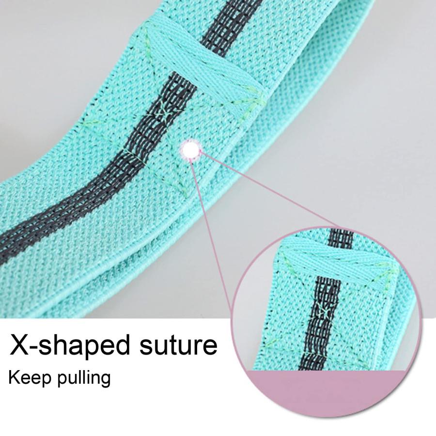 【並行輸入品】Hiborth 3Pcs/Set Fitness Band Strength Training High Elasticity_9