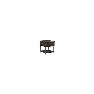 【並行輸入品】Lexicon アーチャーエンドテーブル 流木炭 Lexicon Archer End Table, Driftwood Char_5