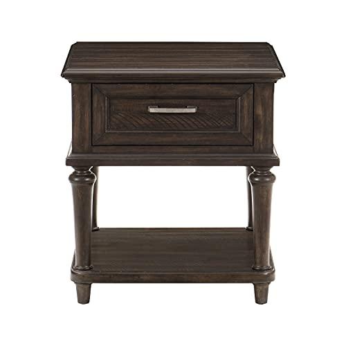 【並行輸入品】Lexicon アーチャーエンドテーブル 流木炭 Lexicon Archer End Table, Driftwood Char_7