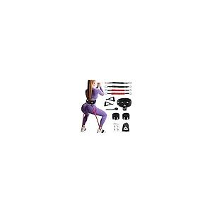 【並行輸入品】ATENTO 12 Pcs Set Resistance Bands for Legs and Butt, Fitness Elの画像