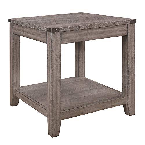 【並行輸入品】Lexicon Zade エンドテーブル ブラウン系グレー Lexicon Zade End Table, Brownish Gr_4