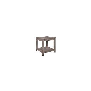 【並行輸入品】Lexicon Zade エンドテーブル ブラウン系グレー Lexicon Zade End Table, Brownish Gr_5
