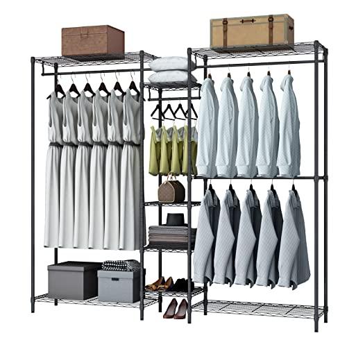 並行輸入品】XIOFIO Heavy Duty Garment Rack， Metal Clothing