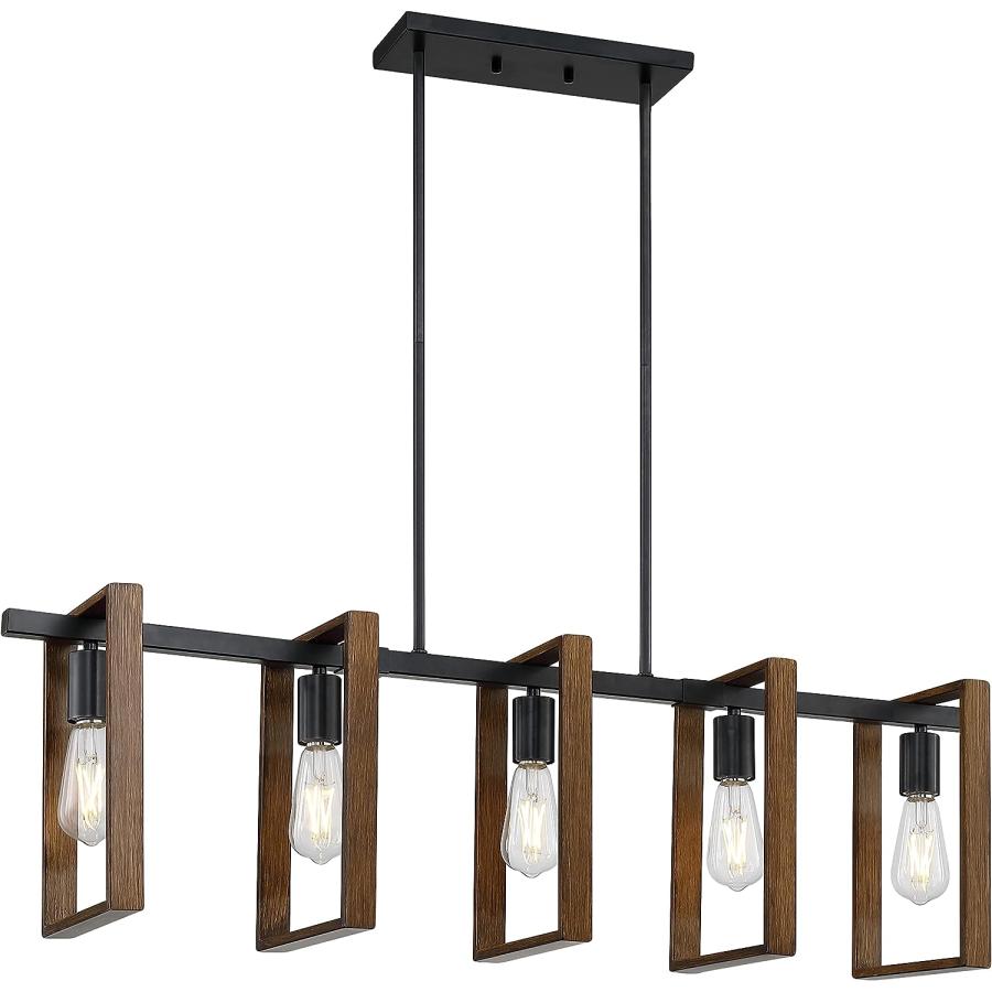 【並行輸入品】Doraimy Lighting 5 Light Farmhouse Hanging Chandelier Pendant Lig
