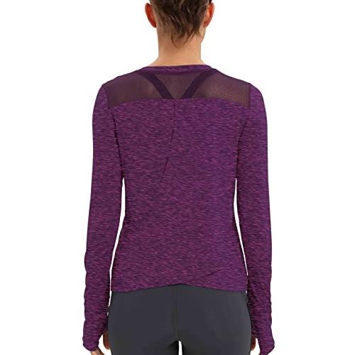 Fihapyli ICTIVE Women's Long Sleeve Workout Shirts Loose Backles 並行輸入品｜import-tabaido｜02