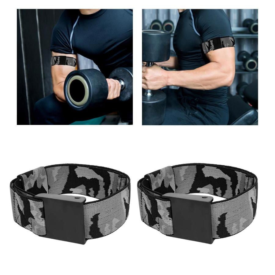 【並行輸入品】Occlusion Bands Strength Training Arm Bands Resistance Bands Musの画像