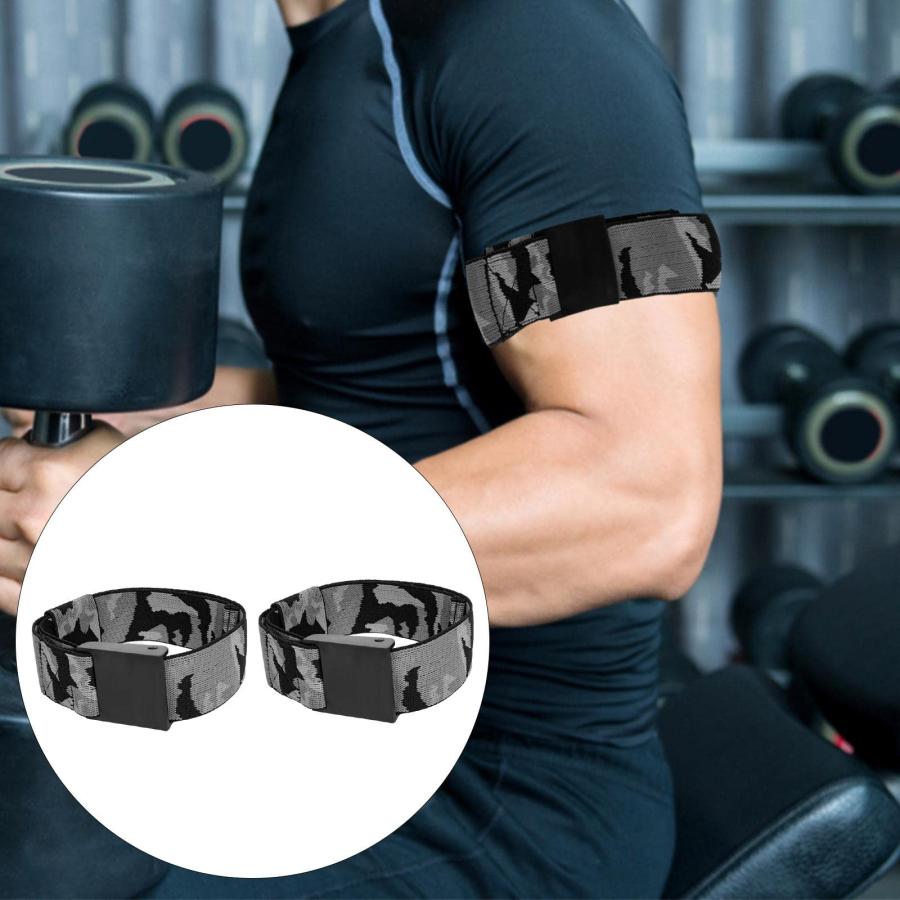 【並行輸入品】Occlusion Bands Strength Training Arm Bands Resistance Bands Musの画像
