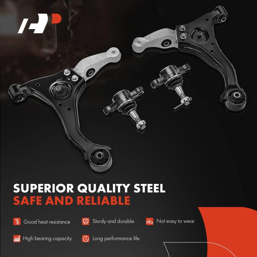 【並行輸入品】A Premium Set of 14, Front Upper Lower Control Arm Assembly, Swaの画像