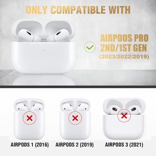 Valkit Airpods Pro 第2/第1世代用ケース クリア ソフト TPU AirPods Pro 2 ケース 保護カバ 並行輸入品｜import-tabaido｜05