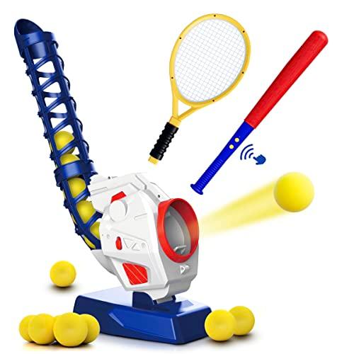 【並行輸入品】Tecnock 2 in 1 RC Tennis Baseball Pitching Machine   Chargable Tの画像