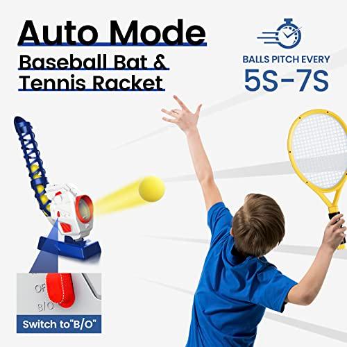 【並行輸入品】Tecnock 2 in 1 RC Tennis Baseball Pitching Machine   Chargable Tの画像