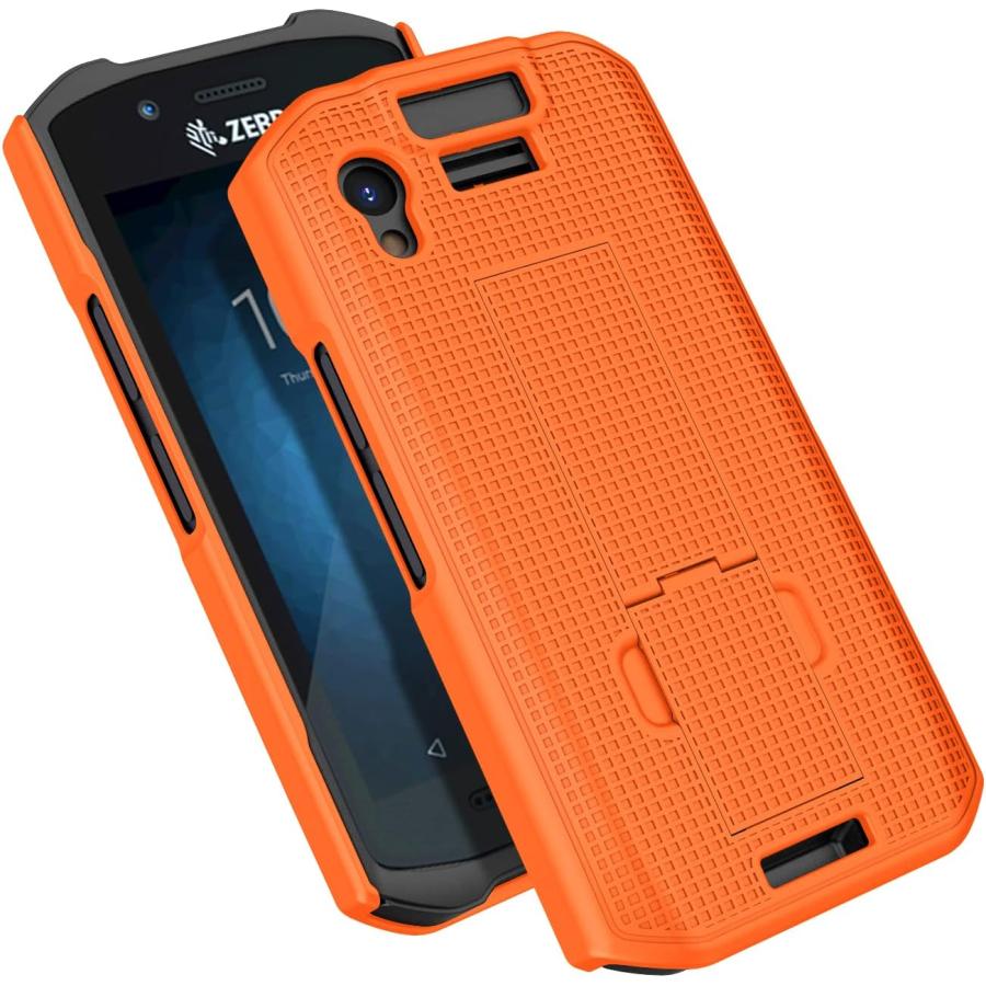 Zebra TC21 TC26モバイルコンピュータスキャナー用スタンド付きケース、Nakedcellphone テクスチャードスリ　並行輸入 TC21 Nakedcellphone Zebra TC26モバイルコンピュータスキャナー用スタンド付きケース with