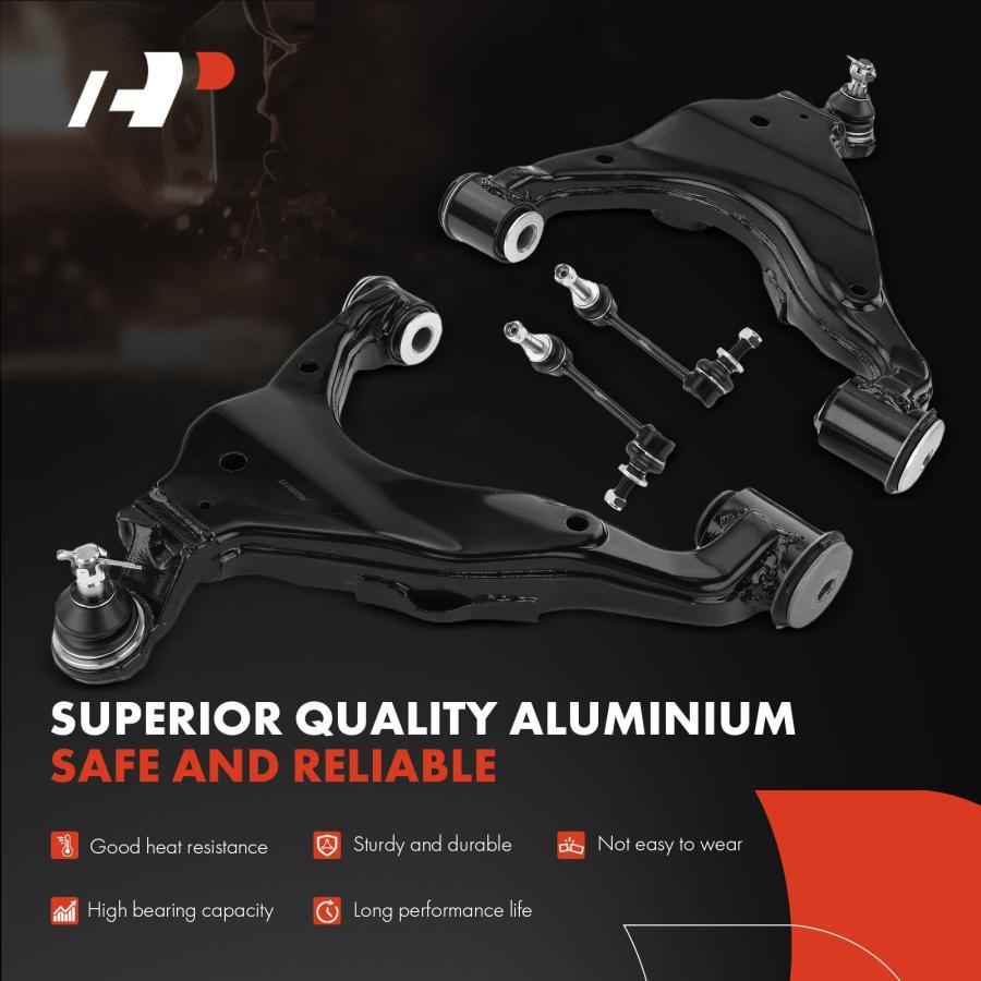 【並行輸入品】A Premium Set of 6, Front Upper Lower Control Arm, Sway Bar Linkの画像