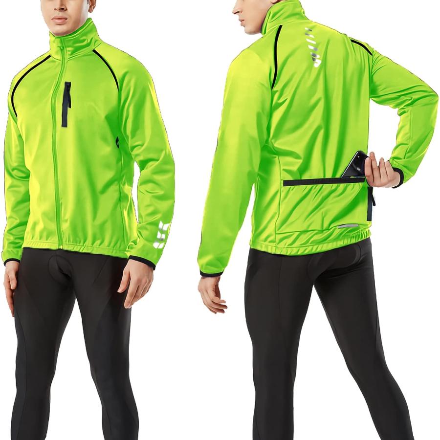 【並行輸入品】Wulibike Cycling Jackets for Men  Reflective Running Jacket Men W 並行の画像