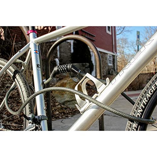 【並行輸入品】Kryptonite コンボバイクロックケーブル 6フィート x 12mm スチールケーブル リセット可能なコンビネーション&明る
