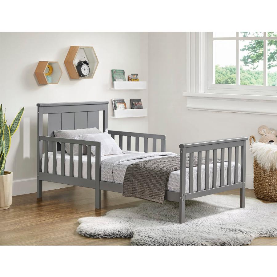 Oxford Baby Lazio Wood Frame Toddler Bed with Guardrails and Str 並行輸入品｜import-tabaido｜07