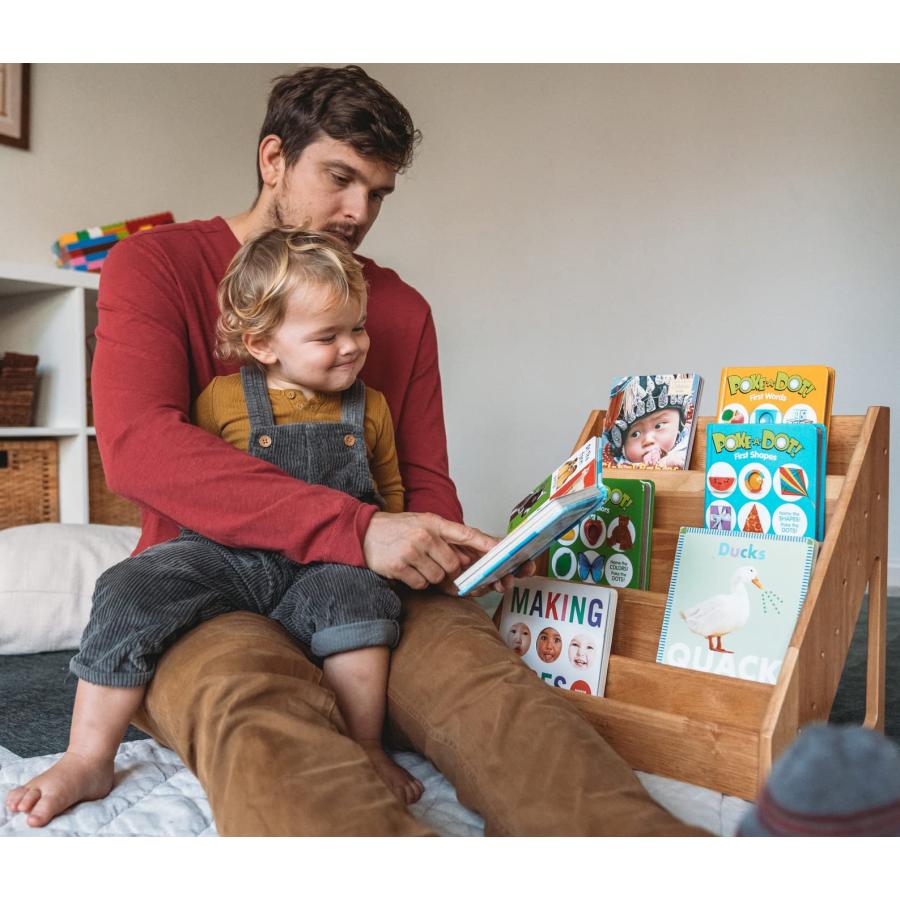 並行輸入品】モンテッソーリ本棚 幼児向けブックディスプレイシェルフ