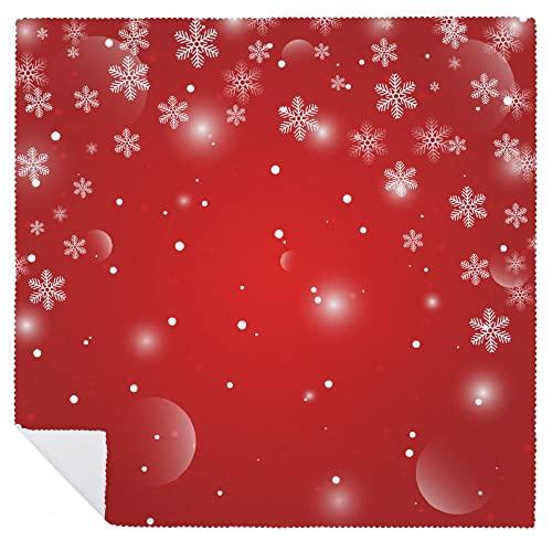 Baegutly Cloth Napkins Washable Dinner Napkins Snowflakes Red Ch 並行輸入品｜import-tabaido｜02