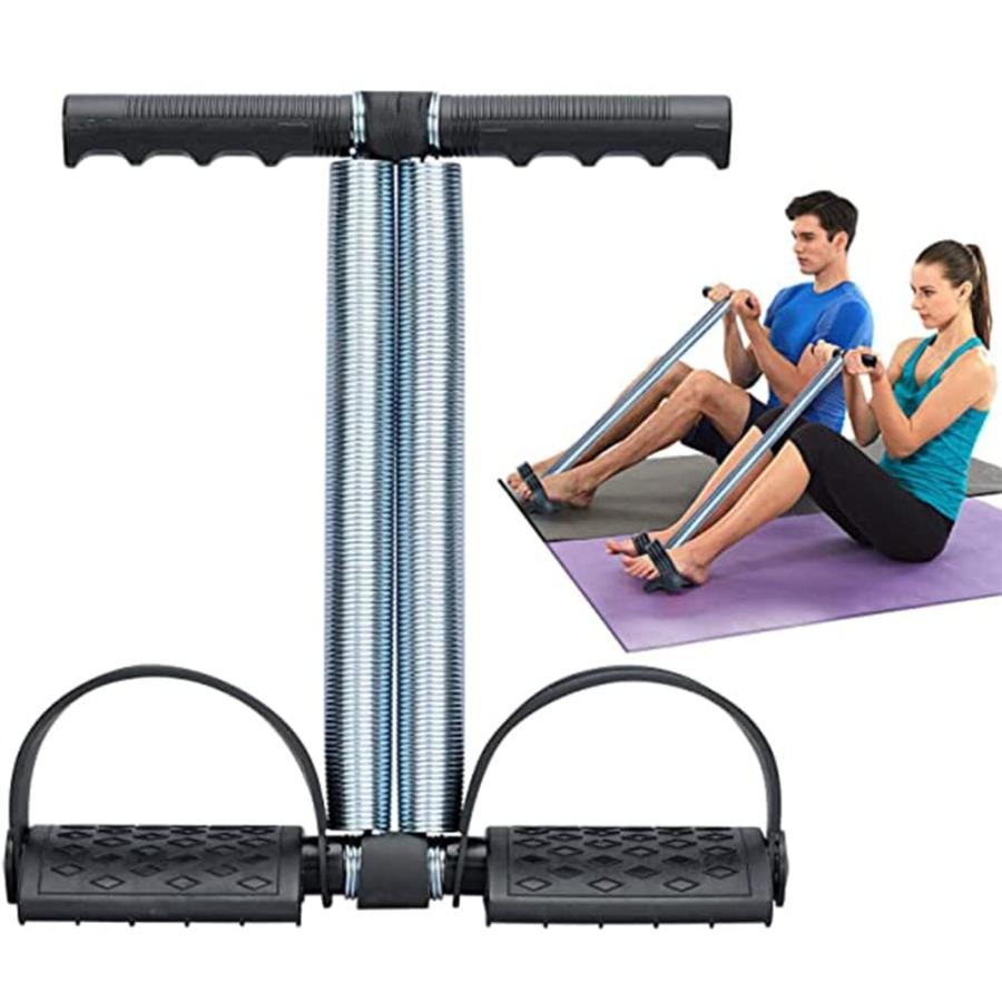 【並行輸入品】AHAKAC Resistance Bands Elastic Steel Yoga Tensioner Fitness Equ_3
