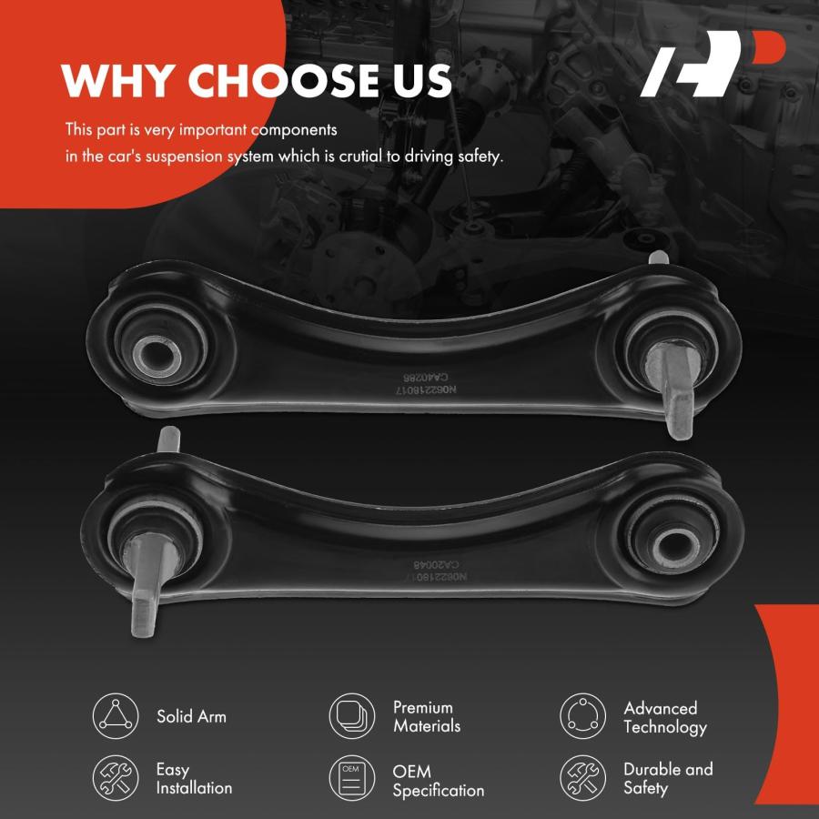 【並行輸入品】A Premium リアアッパーコントロールアーム 2個 ブッシング付き ホンダ シビック 1988 2000 シビック デル ソ |  | 09