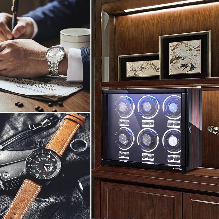 【並行輸入品】Lenway Watch Winder with Mute Mabuchi Motor  Automatic Watch Wind　並行の画像