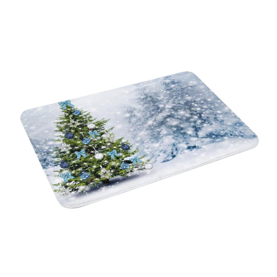 【並行輸入品】YARZVJM Christmas Tree Floor Mat Winter Holiday Indoor Doormat Nの画像