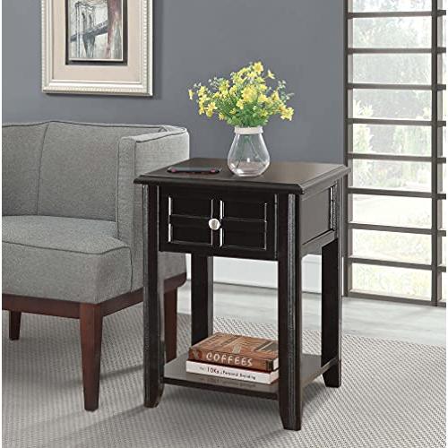 【並行輸入品】Lexicon Oberlin 椅子サイドテーブル エスプレッソ Lexicon Oberlin Chairside Table,_1