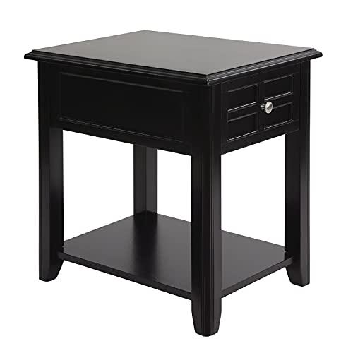 【並行輸入品】Lexicon Oberlin 椅子サイドテーブル エスプレッソ Lexicon Oberlin Chairside Table,_4
