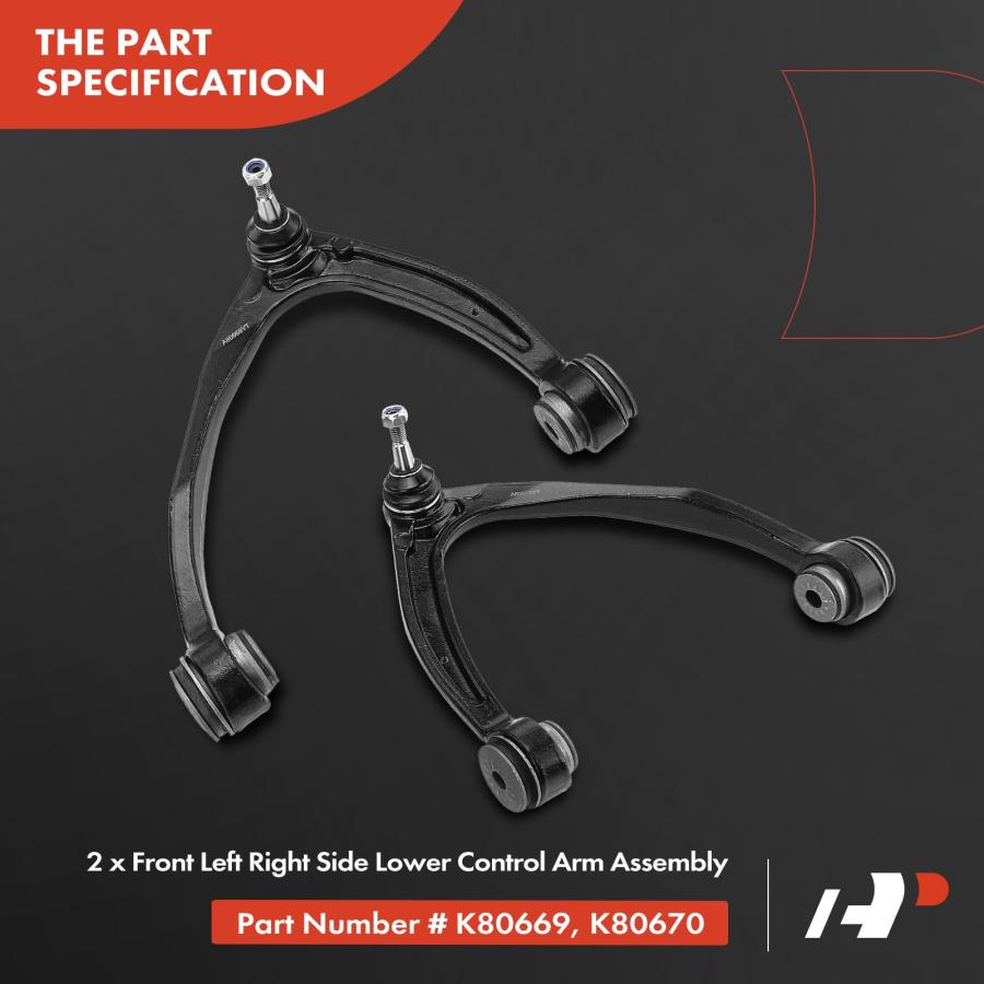 【並行輸入品】A Premium Set of 6, Front Upper Lower Control Arm, Sway Bar Linkの画像