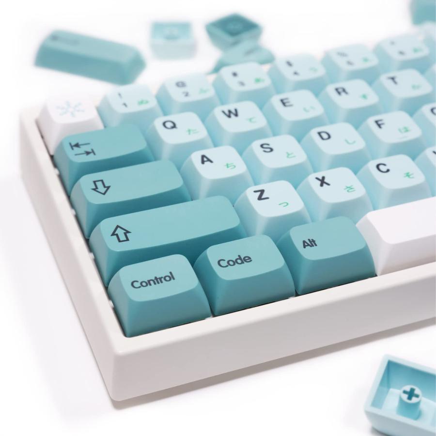 【在庫切れ】 XDK カスタムかわいいキーキャップ アイスバーグテーマ 126キー(PBT XDA Dye Sub) キーキャップセット XDK 並行輸入品