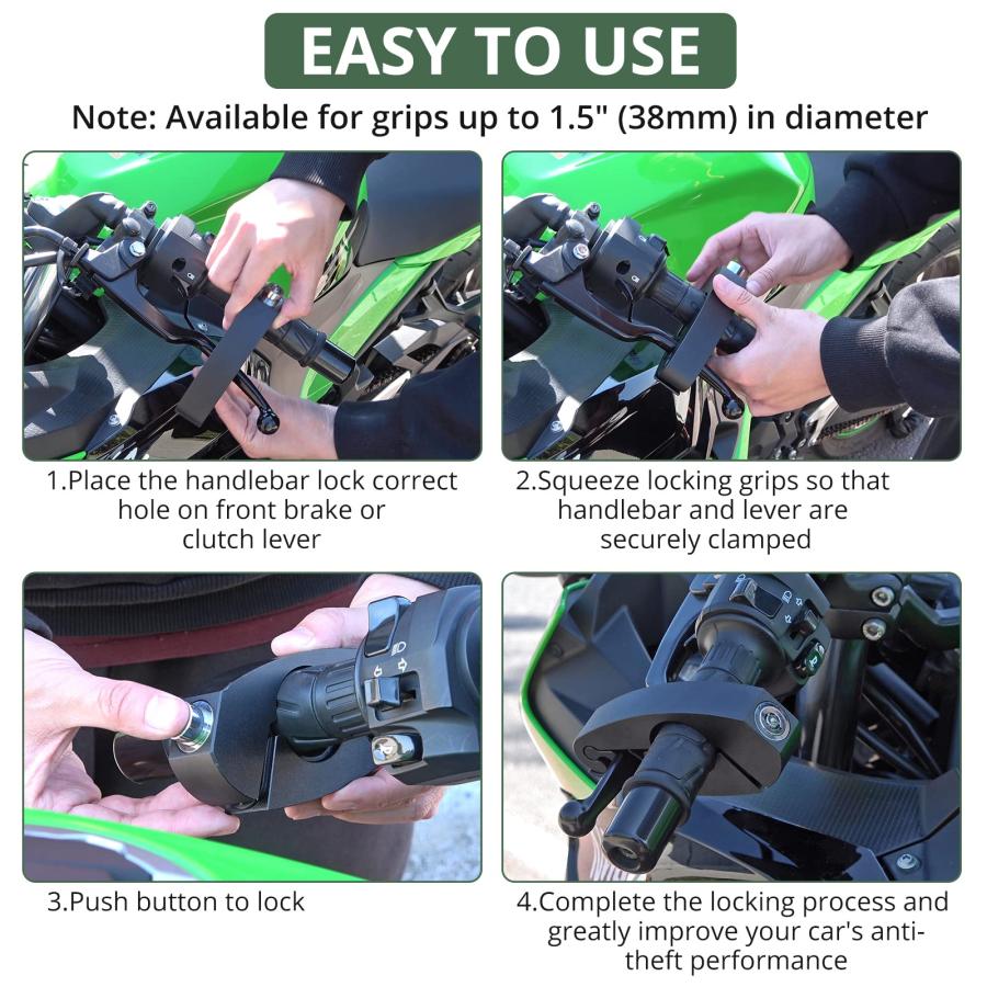 【並行輸入品】Motorcycle Handlebar Lock，EYPINS Motorcycle Throttle Lock Heavy_6