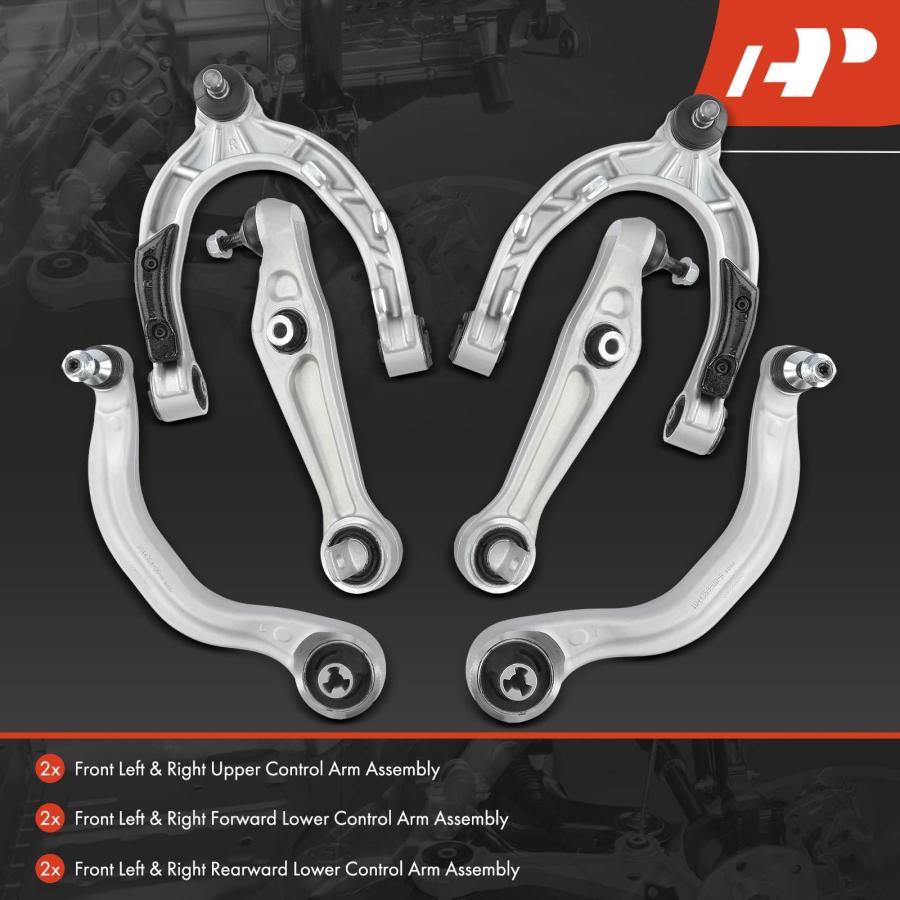 【並行輸入品】A Premium Set of 6, Front Forward and Rearward Lower & Upper Conの画像