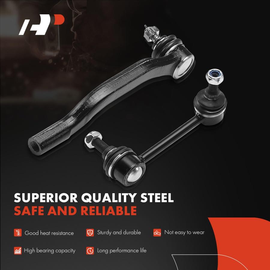 【並行輸入品】A Premium 16Pcs Front Rear Suspension Kit, Upper Lower Control Aの画像