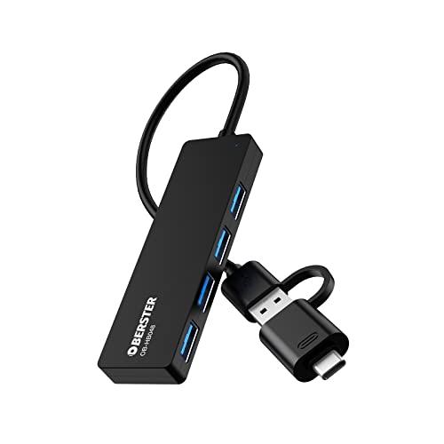 USB 3.0 Hub 5Gbps with USB C Adapter, Ultra Slim USB Adapter USB 並行輸入品｜import-tabaido｜02