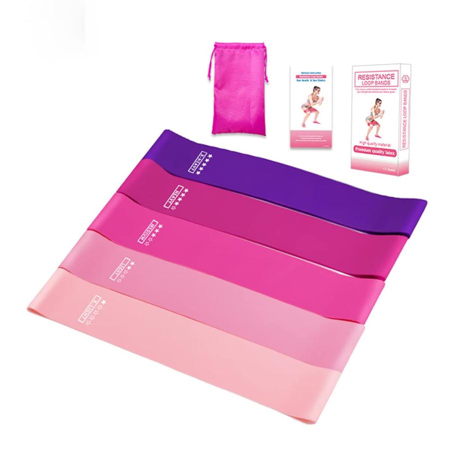 【並行輸入品】SOIMISS 5 Pcs Sports Bands for Bandas Elasticas Fitness De Resisの画像