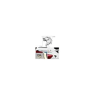 ブランド登録なし - 【並行輸入品】3D Raised \u0026 Strong Adhesive Decals, Wolf Head Emblem Decal Stick