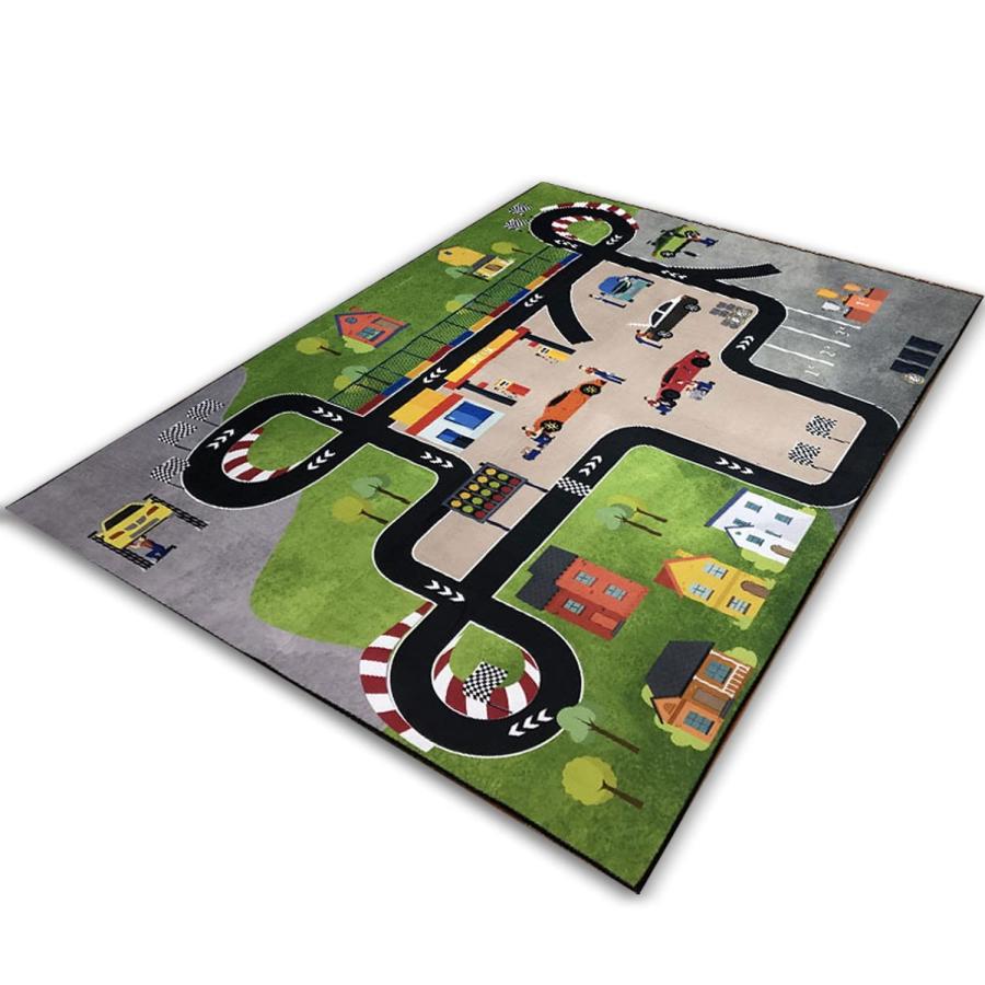並行輸入品】キッズラグカーペット プレイマット ラグフォー都市生活