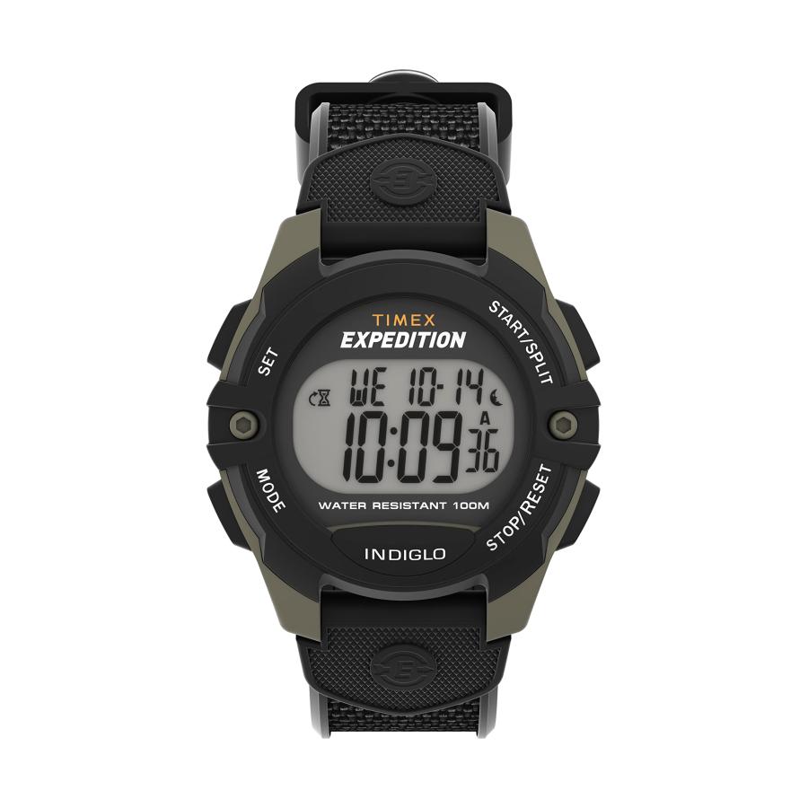 並行輸入品】Timex メンズ Expedition 41mm 腕時計 ブラックストラップ