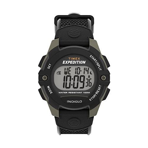 並行輸入品】Timex メンズ Expedition 41mm 腕時計 ブラックストラップ
