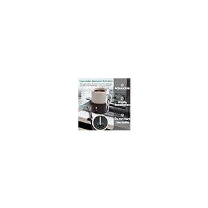 【並行輸入品】Large Desk Cup Holder, YYP Anti Spill Cup Holder for Desk or Tabの画像