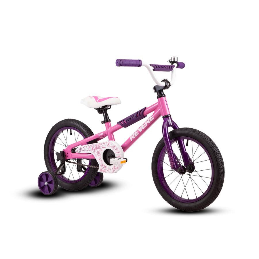 海外購入　子供自転車　BMX ピンク 18  16インチ　フットブレーキ 並行輸入品】Revere Pink Freestyle BMX キッズ 16インチ 自転車